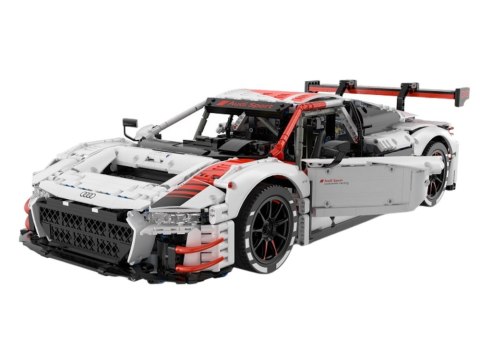 Klocki Konstrukcyjne Auto RC 1:8 Audi R8 GT3 Rastar Białe 3322 Elementy Rastar