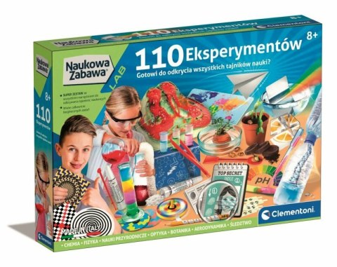 Naukowa Zabawa 110 Eksperymentów Clementoni 50720 Clementoni