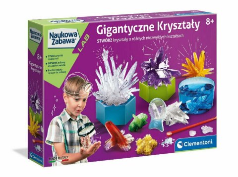 Naukowa Zabawa Gigantyczne Kryształy Clementoni 50106 Clementoni