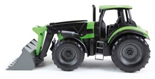 Pojazd Traktor Agrotron z łyżką Luzem w kartonie Lena