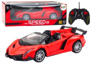 Samochód Sportowy Zdalnie Sterowany Auto RC 1:18 Czerwony LEAN Toys