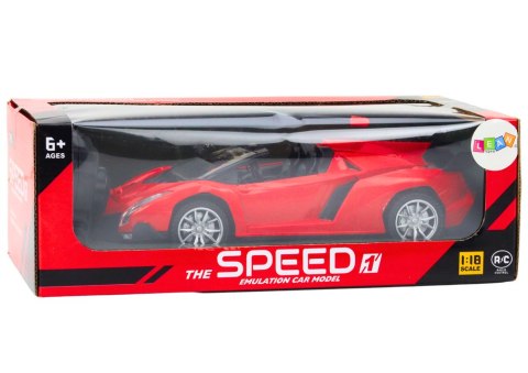 Samochód Sportowy Zdalnie Sterowany Auto RC 1:18 Czerwony LEAN Toys