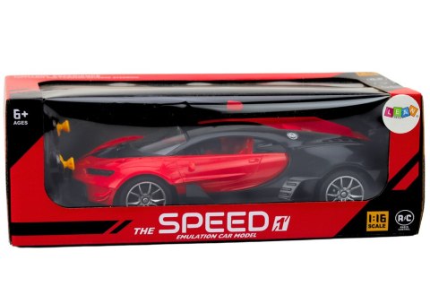 Zdalnie Sterowane Sportowe Auto Czerwone 1:16 RC Samochód LEAN Toys