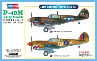 Curtiss P-40M Kitty Hawk Hobby Boss