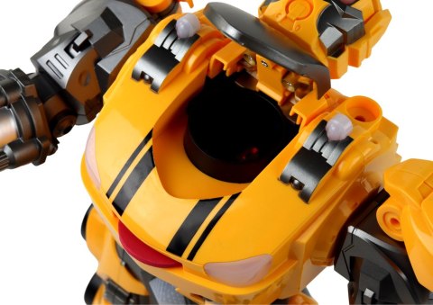 Duży Robot Zdalnie Sterowany R/C Żółty Dźwięk Światła LEAN Toys