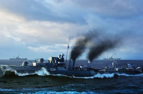 HMCS Huron Destroyer 1944 Trumpeter