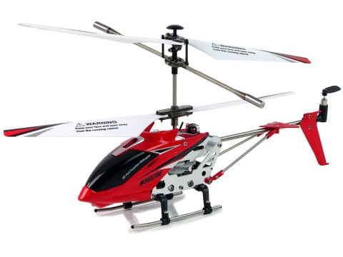 Helikopter SYMA S107H Zdalnie Sterowany 2,4G Czerwony LEAN Toys