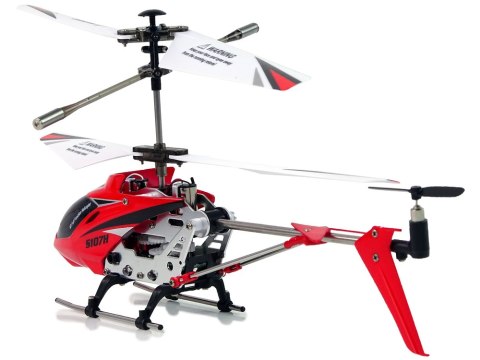 Helikopter SYMA S107H Zdalnie Sterowany 2,4G Czerwony LEAN Toys