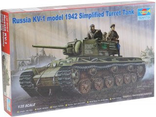 Model do sklejania Russia KV-1 model 1942 Trumpeter