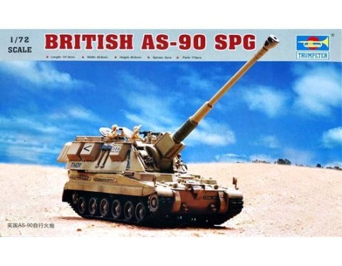 Model plastikowy British AS-90 SPG Trumpeter