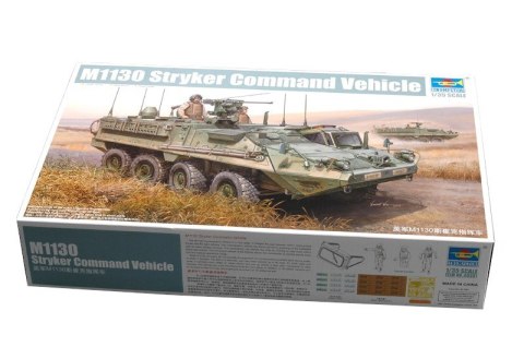 Model plastikowy Stryker wóz dowodzenia M1130 1/35 Trumpeter