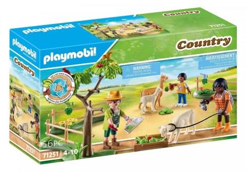 Zestaw Country 71251 Wędrówka z alpakami Playmobil