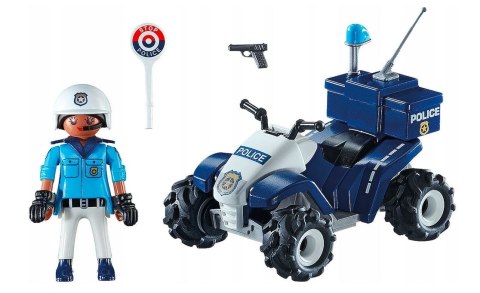 Zestaw z figurką City Action 71092 Policyjny Speed Quad Playmobil