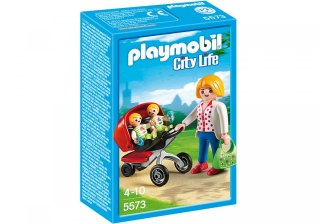 Zestaw z figurkami City Life 5573 Wózek dla bliźniaków Playmobil