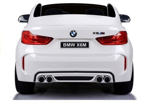 Auto Na Akumulator NOWE BMW X6M Białe LEAN CARS