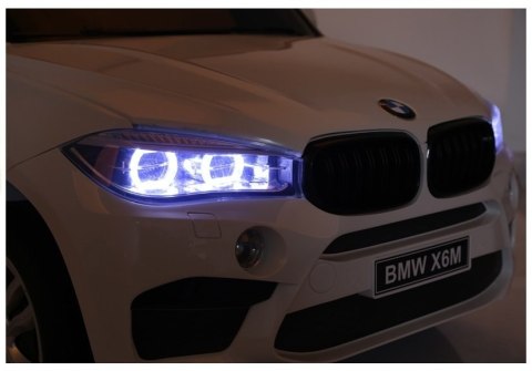 Auto Na Akumulator NOWE BMW X6M Białe LEAN CARS