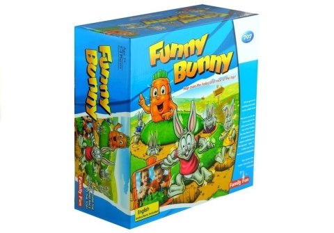 Gra Rodzinna Króliki Funny Bunny Wyścig Po Marchew LEAN Toys