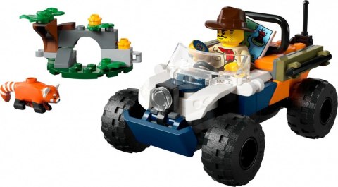 Klocki City 60424 Quad badacza dżungli z pandą czerwoną LEGO