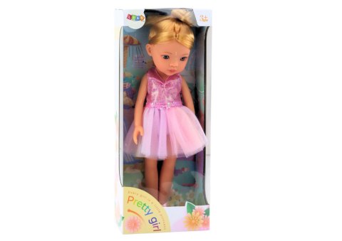 Lalka Baletnica Różowa Laleczka Balerina Sukienka 33cm LEAN Toys