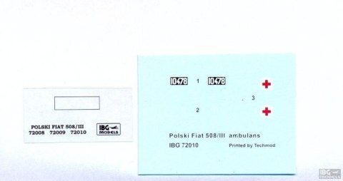 Polski Fiat 508/III ambulans Ibg