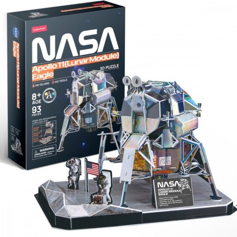 Puzzle 3D 93 elementy Apollo 11 Cubic Fun