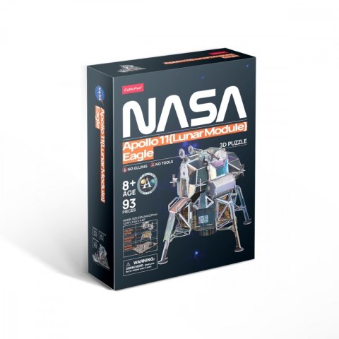 Puzzle 3D 93 elementy Apollo 11 Cubic Fun