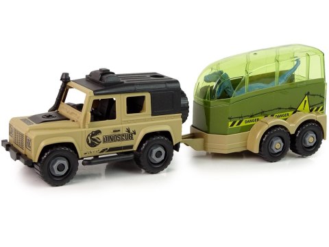 Auto Terenowe Transporter Do Rozkręcania DIY Dinozaur LEAN Toys