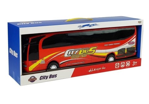 Autobus Miejski Model Czerwony 54cm LEAN Toys