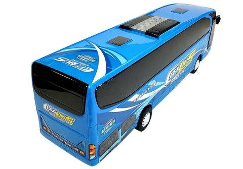 Autobus wycieczkowy niebieski LEAN Toys