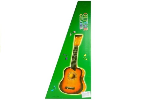 Gitara Drewniana Klasyczna z Kostką Czarna 60 cm LEAN Toys