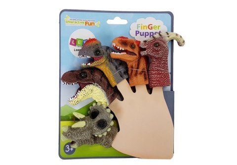 Nakładki na Palce Dinozaury 5 elementów LEAN Toys