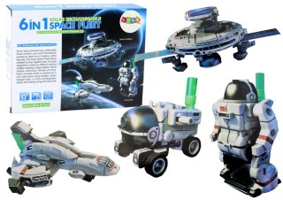 Zestaw Edukacyjny Solarny 6w1 Statki Kosmiczne Astronauta LEAN Toys