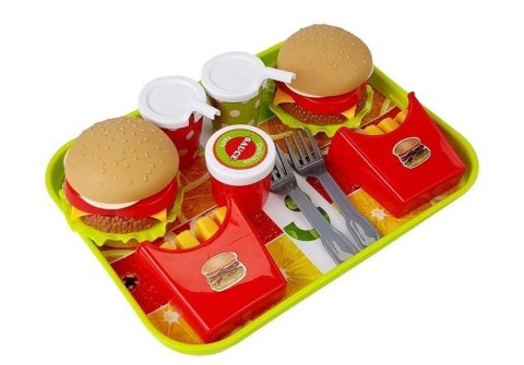 Zestaw Hamburger Frytki z Tacką LEAN Toys