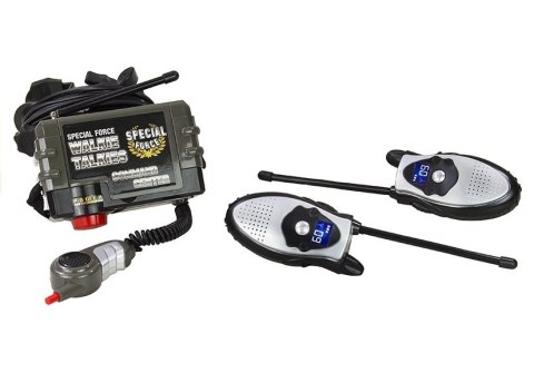 Zestaw Walkie Talkie Baza Krótkofalówki Radio LEAN Toys