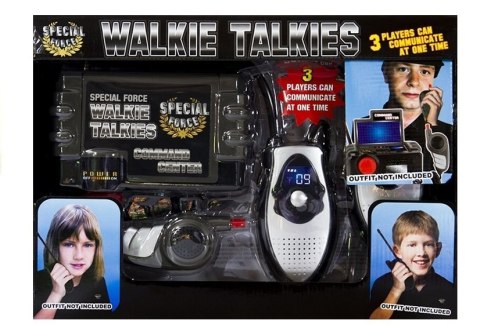 Zestaw Walkie Talkie Baza Krótkofalówki Radio LEAN Toys