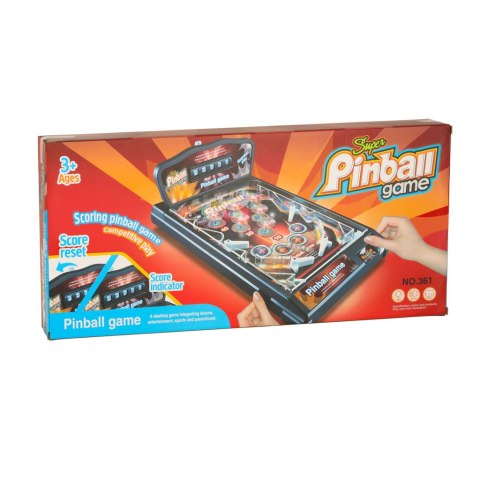 Pinball flipper gra zręcznościowa stół ze światłami i muzyką