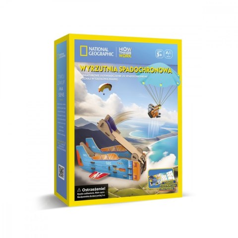 Puzzle 3D National Geographic Wyrzutnia spadochronowa Cubic Fun