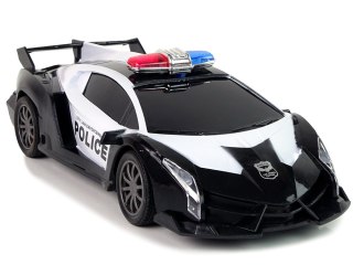 Auto Wyścigowe Policja R/C Zdalnie Sterowane Policyjne + Akumulator LEAN Toys