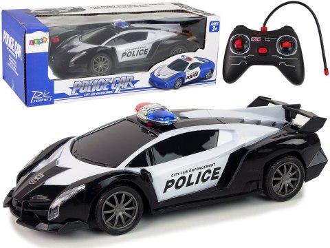 Auto Wyścigowe Policja R/C Zdalnie Sterowane Policyjne + Akumulator LEAN Toys