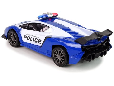 Auto Wyścigowe Policja R/C Zdalnie Sterowane Policyjne + Akumulator LEAN Toys