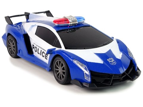 Auto Wyścigowe Policja R/C Zdalnie Sterowane Policyjne + Akumulator LEAN Toys