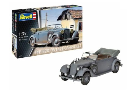 Model plastikowy Pojazd Typ 320 w142 Cabriolet 1/35 Revell