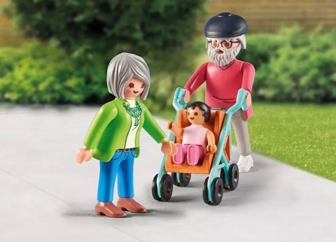 Zestaw figurek My Life 71613 Dziadkowie z wnukiem Playmobil