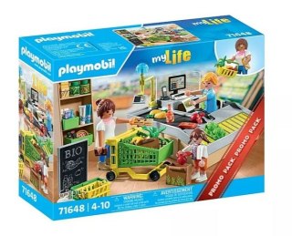 Zestaw figurek My Life 71648 Ekologiczny supermarket Playmobil