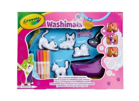 Zestaw kreatywny Figurki do malowania Zestaw z wanną Crayola Washimals Goliath