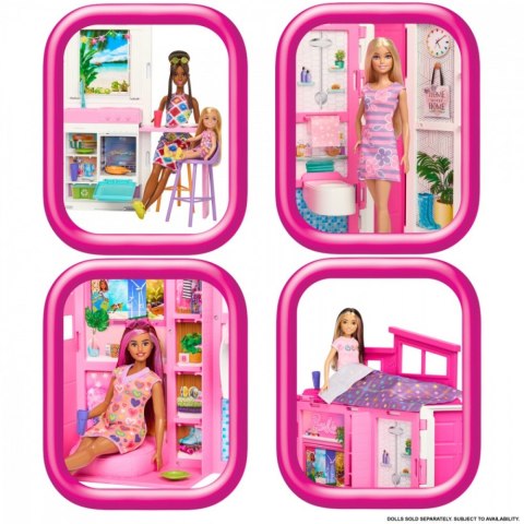 Domek dla lalek Barbie Przytulny domek z wyposażeniem Mattel