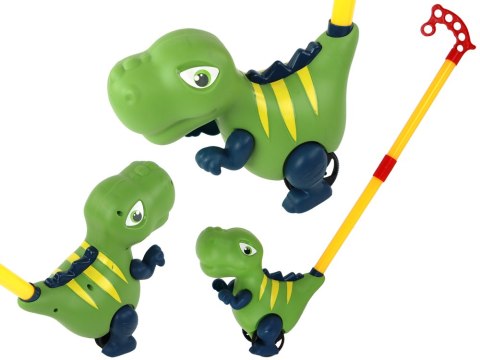 Zabawka Popychacz T-Rex Dinozaur Na Kiju Pierwsze Kroki LEAN Toys