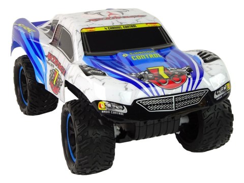 Zdalnie Sterowane Auto RC Truck Monster 1:12 Białe LEAN Toys