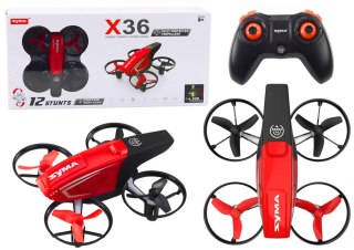 Zdalnie Sterowany Dron RC X36 SYMA Czerwony LEAN Toys