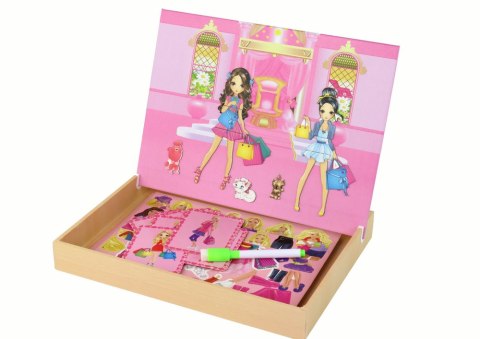 Zestaw Edukacyjnych Puzzli Magnetycznych Z Motywem Barbie LEAN Toys